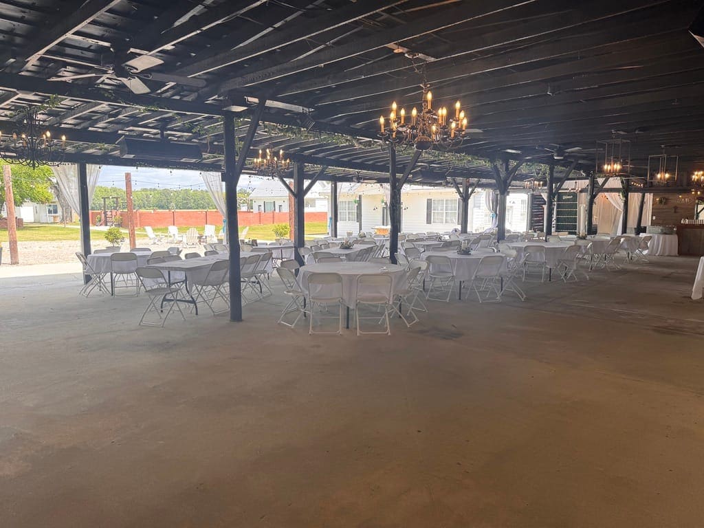 Couple sharing a kiss at Scarborough House wedding venue in NC